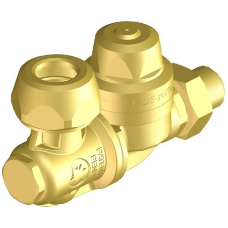 GETTO SINGOLO CON ANTIGOCCIA M66 G 1/4" M, GHIERA Ø 18