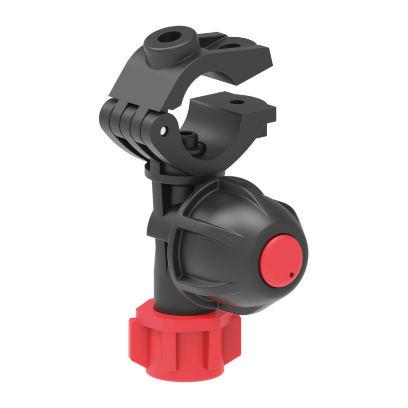PORTAGETTO A CAVALLOTTO SNODATO CON ANTIGOCCIA A MEMBRANA E TESTINA FILETTATA G 3/8" ARAG 402535