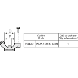 PORTAGETTO A CAVALLOTTO SNODATO CON ANTIGOCCIA A MEMBRANA E TESTINA FILETTATA G 3/8" ARAG 402535