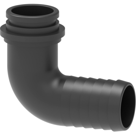 RACCORDO CURVO Ø40 X GIRELLO 2"