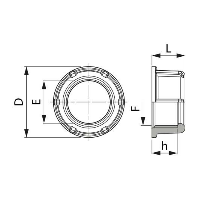 GIRELLO Ø EST.29MM FILETTO 3/8