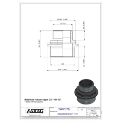 RIDUZIONE M-M 2"-1"1/2
