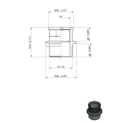 RIDUZIONE M-F 1"-3/4" ARAG 2452043