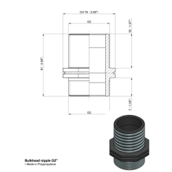 NIPPLO 2" FILETTO LUNGO ARAG 2502071