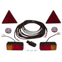 KIT KUCI POSTERIORI ALOGENE, TRIANGOLI E CATARIFRANGENTI ROTONDI- CAVO 7M +2,2M