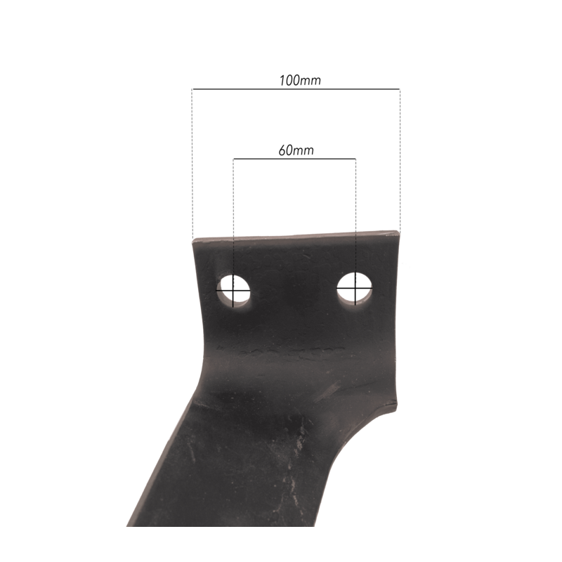 DENTE DX ADATTABILE AGROMEC,  Ø17MM, INTERASSE 60