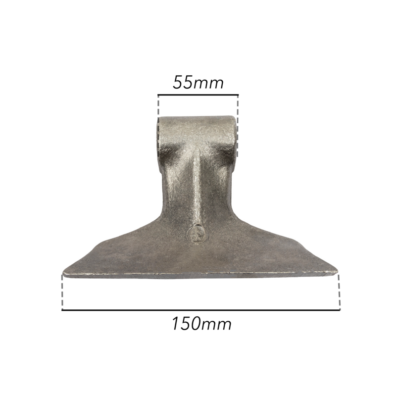 MAZZA STAMPATA L-150MM, S-55, H-100, ø FORI 20,5