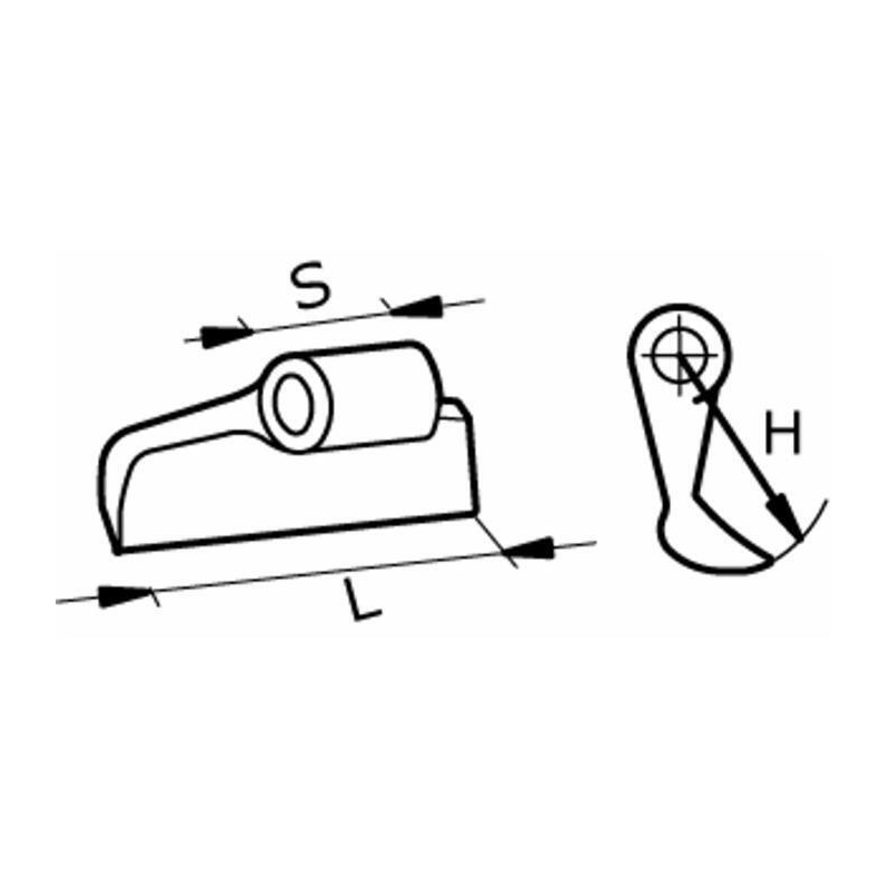 MAZZA STAMPATA H-88, L-150, S-60 MM, Ø 20,5