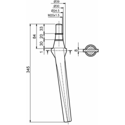 DENTE ADATTABILE FORIGO , RIFERIMENTO ORIGINALE RLM23001