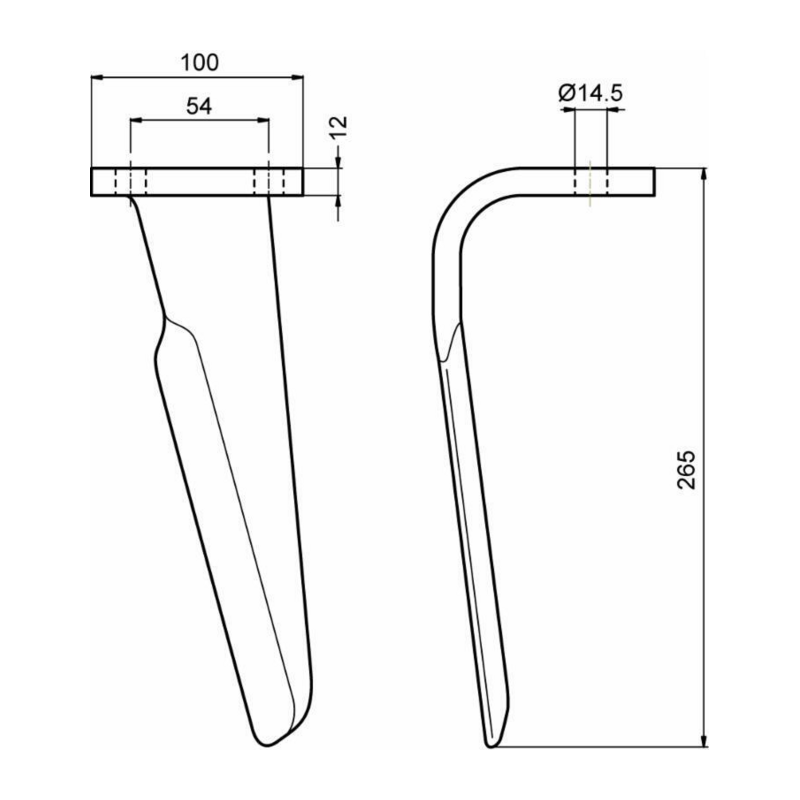 DENTE DX ADATTABILE PERUGINI