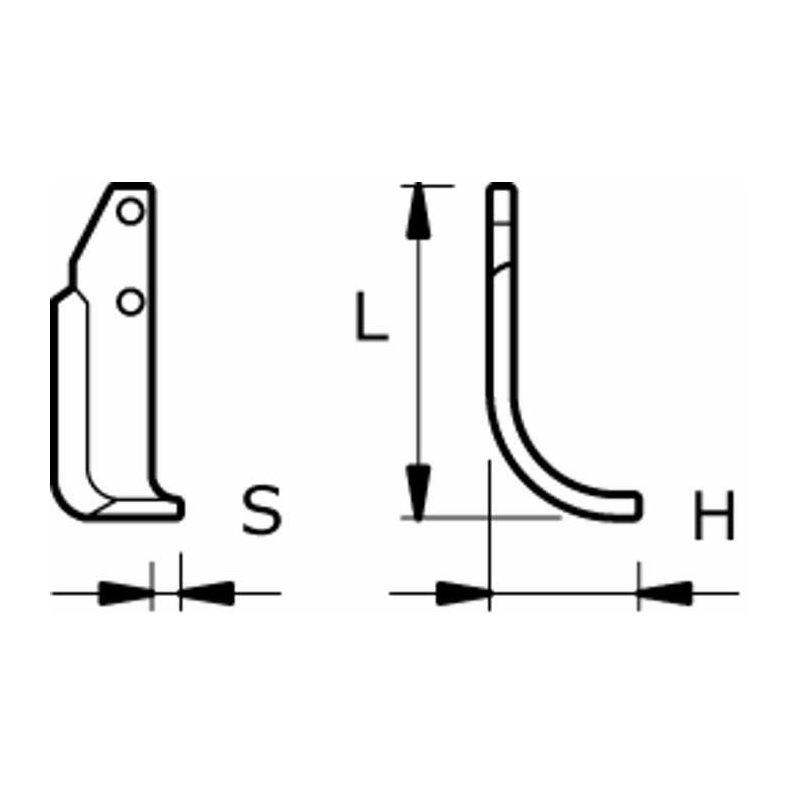 ZAPPA SX ADATTABILE GOLDONI , PIATTO45X5 ,Ø10,5