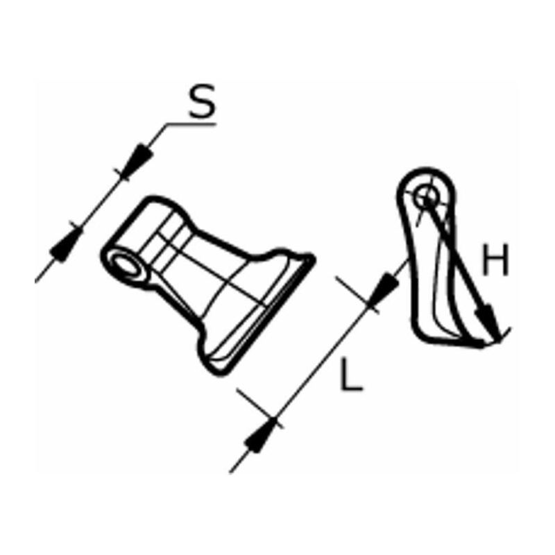 MAZZA STAMPATA H-100 L-100
