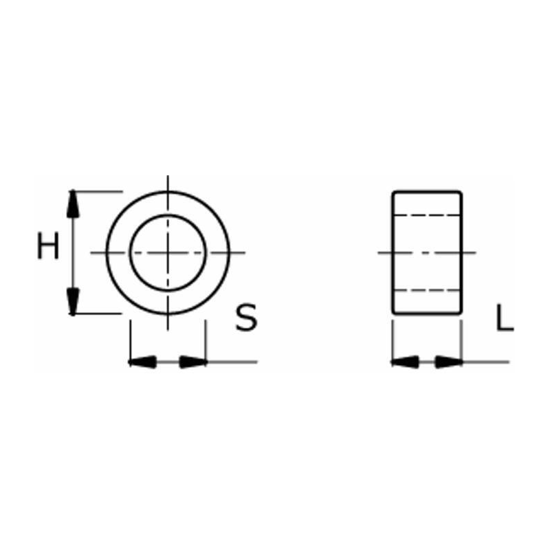 BOCCOLA H-20,3 L-12,5