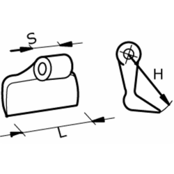 MAZZA STAMPATA H-110, L-120, S-40 mm, Ø 20,5.