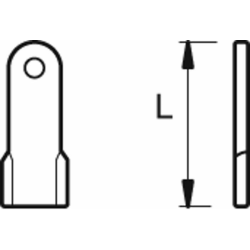 COLTELLO DIRITTO H-0 L-115