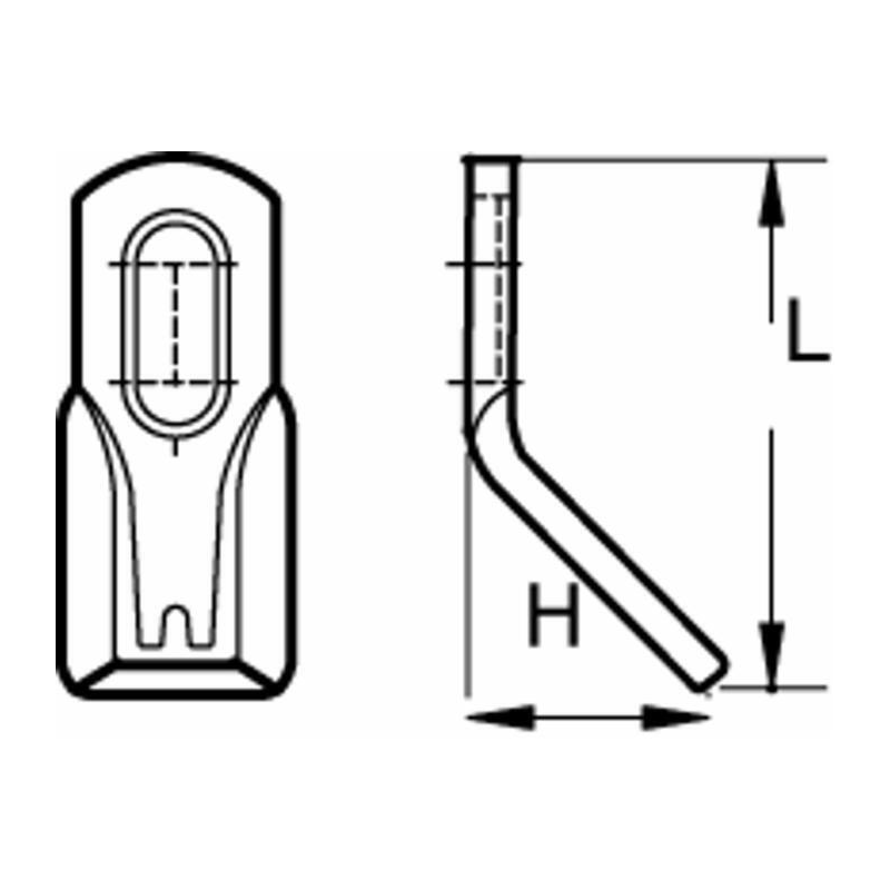 COLTELLO "Y" H-40 L-99