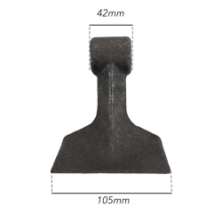 MAZZA STAMPATA H-120 L-105 Ø20,5