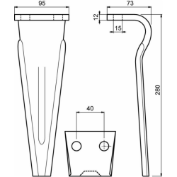 DENTE ØF15 gr1700