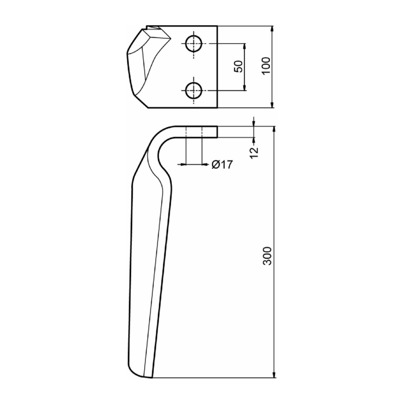 DENTE SX ØF17 gr1960