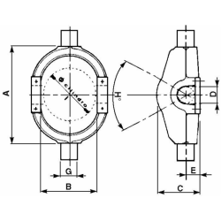 GONDOLA PER MARTINETTI IDRAULICI ø 152MM
