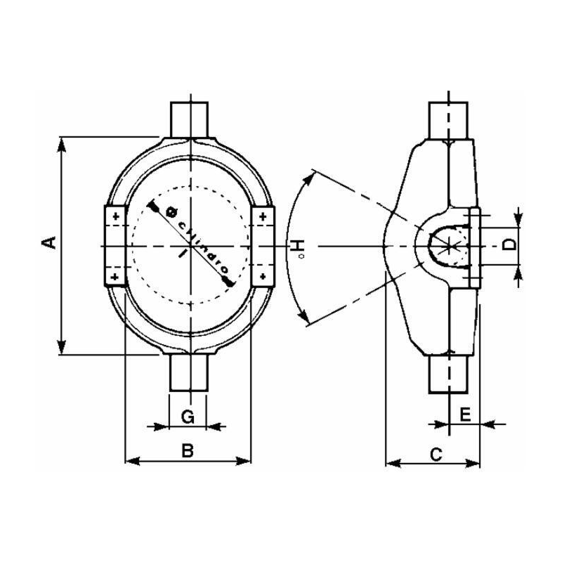 GONDOLA PER MARTINETTI IDRAULICI ø 152MM