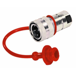 TAPPO PER INNESTO RAPIDO FEMMINA DA 1/4" COLORE ROSSO