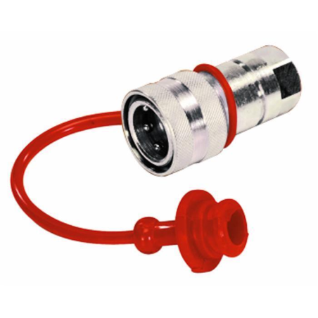 TAPPO PER INNESTO RAPIDO FEMMINA DA 3/8" COLORE ROSSO