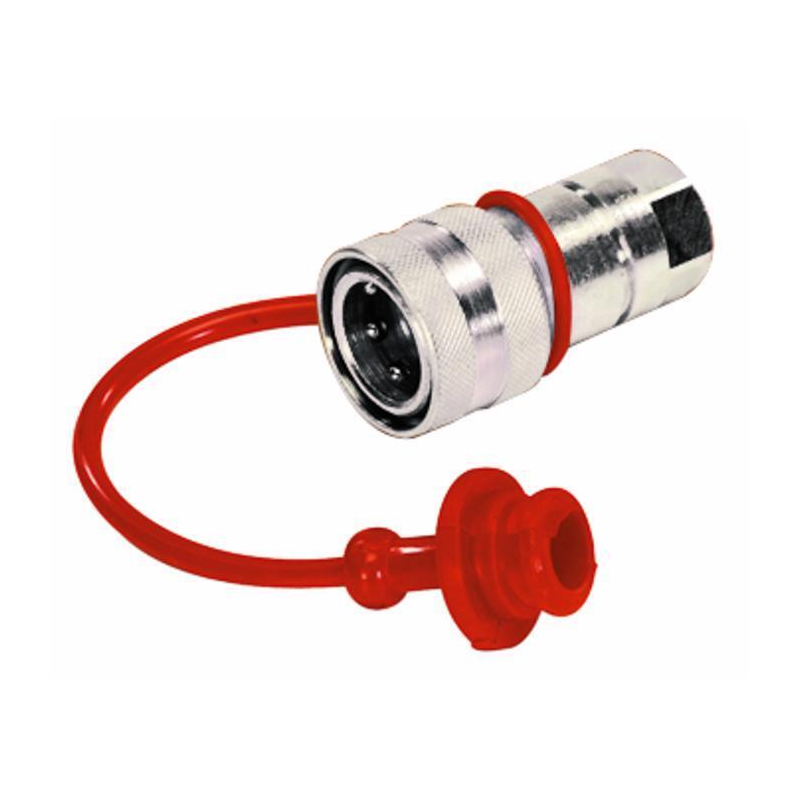 TAPPO PER INNESTO RAPIDO FEMMINA DA 1/2" COLORE ROSSO