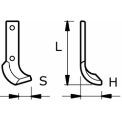 ZAPPA SX L-232,H-72,S-38,ØF.-10,5