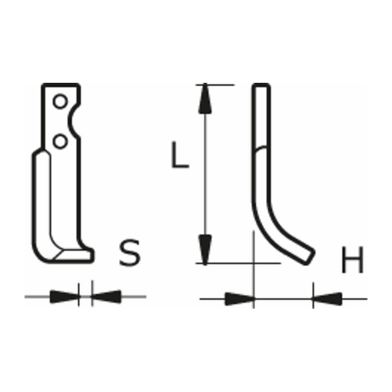 ZAPPA SX L-165,H-55,S-20,ØF.-9