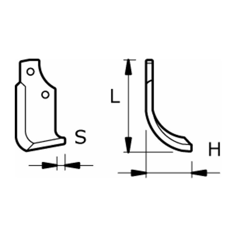 ZAPPA DX L-185,H-115,S-10,ØF.12,5