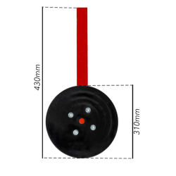 AVANVOMERE COMPLETO CON DISCO  Ø 310 E BRACCIO 50X30