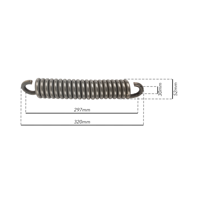 MOLLA PER TILLER CON GANCIO APERTO