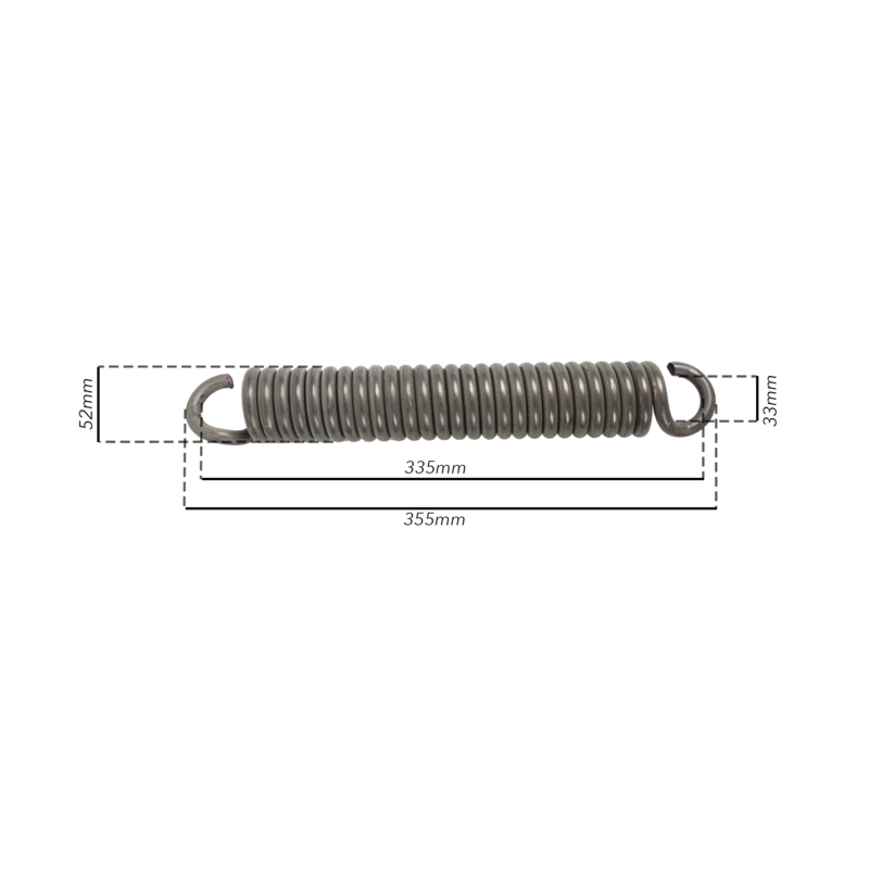 MOLLA PER TILLER CON GANCIO APERTO