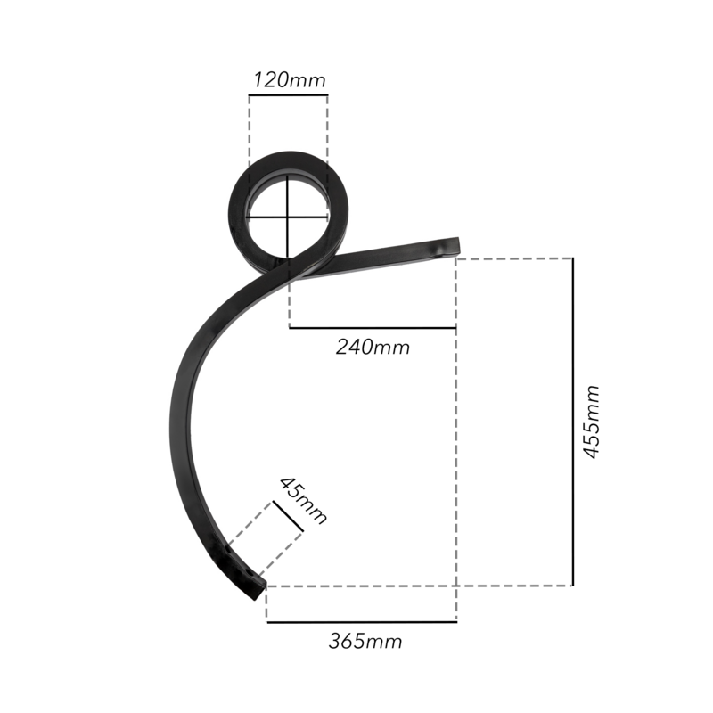 MOLLA PER COLTIVATORE 25X25 SX