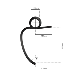 MOLLA PER COLTIVATORE 25X25 SX ALTA