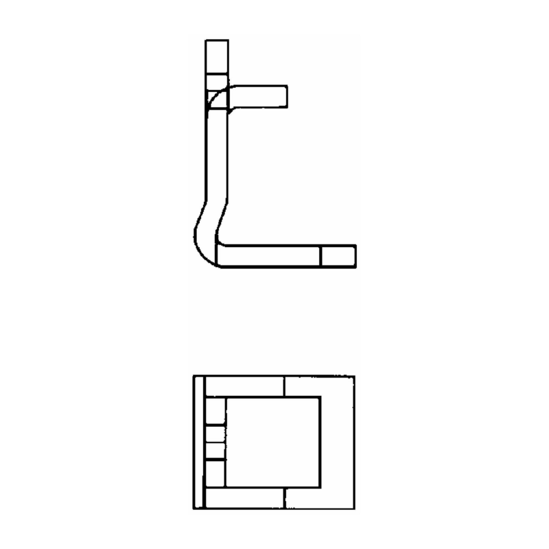 STAFFA PER MOLLA FLEX  50X12 (50X8)