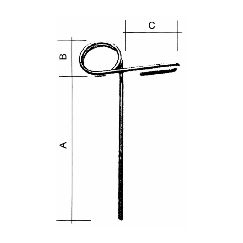 DENTE STRIGLIATORE Ø 10 L-460