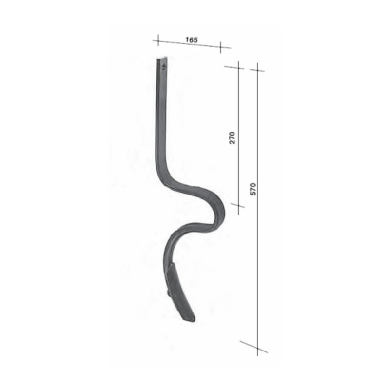 MOLLA ROMPITRACCIA 32X10 CON VOMERE