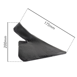 VOMERE LANCIA 2 FORI 200X6  INTERASSE 30 MM