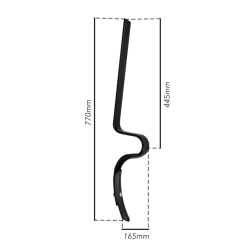 MOLLA ROMPITRACCIA 40X10 CON VOMERE