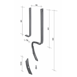 MOLLA ROMPITRACCIA 32X10 CON VOMERE