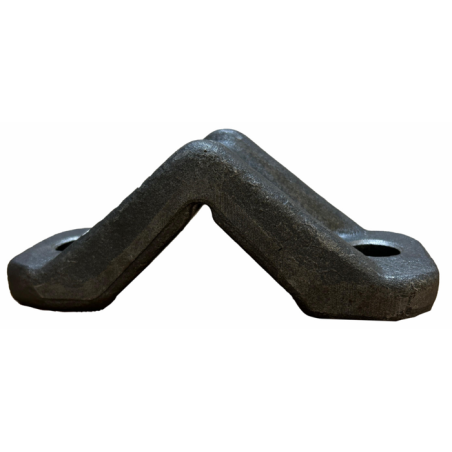 STAFFA PER TUBOLARE DA 100 Ø 26 SP.25 MM