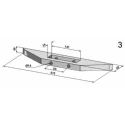 SCALPELLO PER ANCORA CP6112C-CP6113C STAMPATO