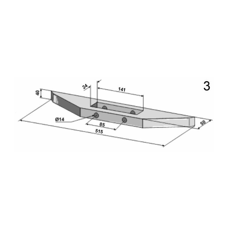SCALPELLO PER ANCORA CP6112C-CP6113C STAMPATO