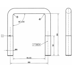 STAFFA COMPLET.MOLLA DV T80X80