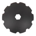 DISCO FRANGIZOLLE DENTATO Ø 560X4,5 MM. -  FORO ESAGONALE 67