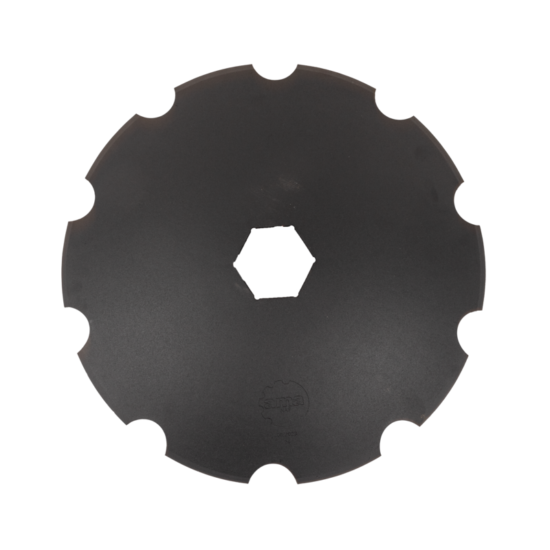 DISCO FRANGIZOLLE DENTATO Ø 610X5 MM. - FORO ESAGONALE 92