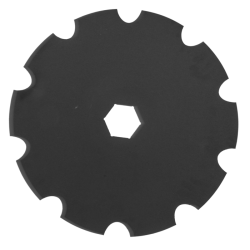 DISCO FRANGIZOLLE DENTATO Ø 610X5 MM. - FORO ESAGONALE 92