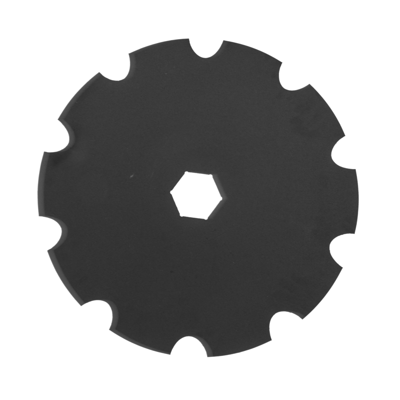 DISCO FRANGIZOLLE DENTATO Ø 610X5 MM. - FORO ESAGONALE 92